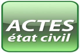 Actes d'état civil