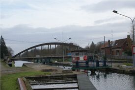 Vue du pont avec l'Ecluse